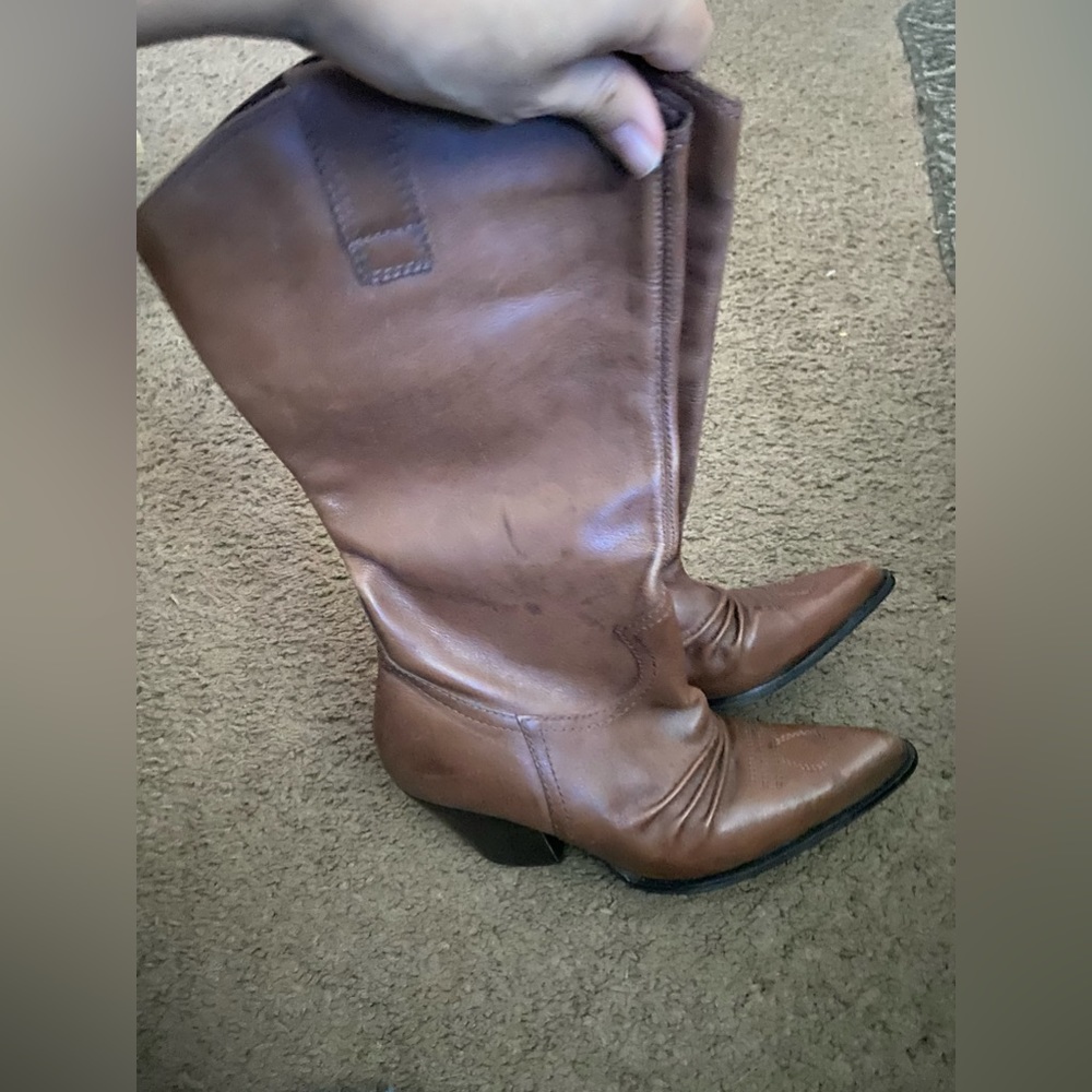 Dollhouse brown cowgirl boot